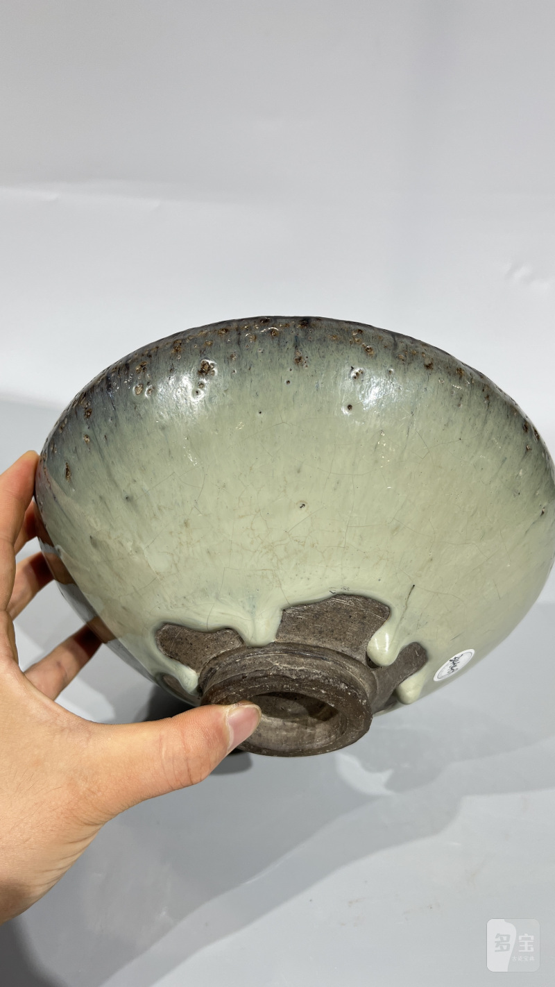 明 钧瓷紫斑碗 - 图6